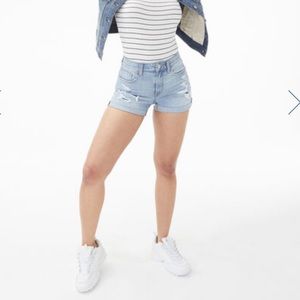 Aeropostale Flex Effects High Waisted Midi Shorts